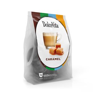 16 Cápsulas Caramel Cappuccino Compatible Dolce Gusto®