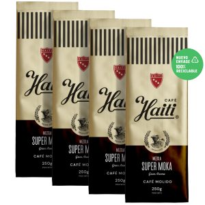 Café Súper Moka Molido 1 Kilo/Pack 4x250g