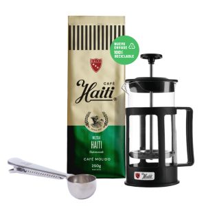 Café Molido 250grs + Cafetera Francesa Incluye Cuchara Porcionadora