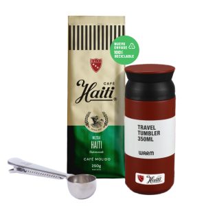 Termo + Café + Cuchara Café Haiti